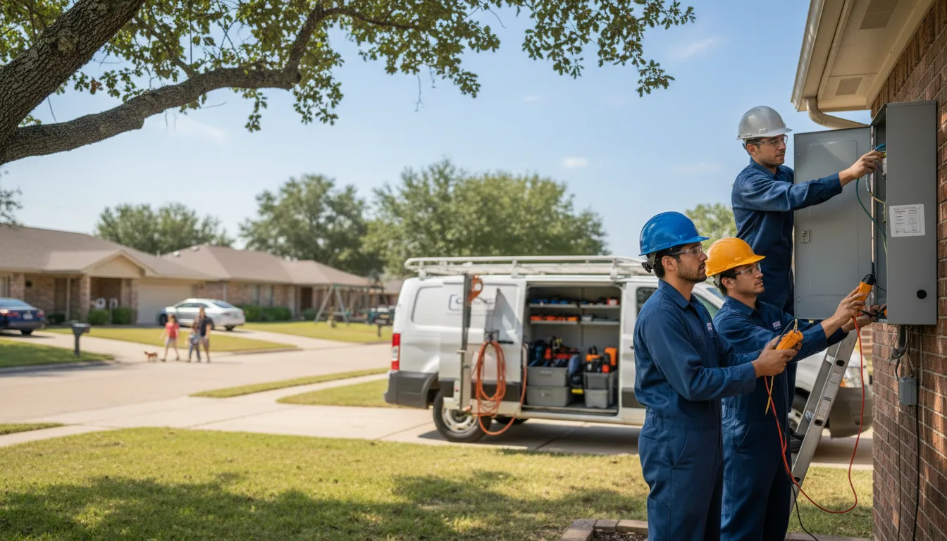 Certified electrician providing emergency electrical services in Zirconia, NC
